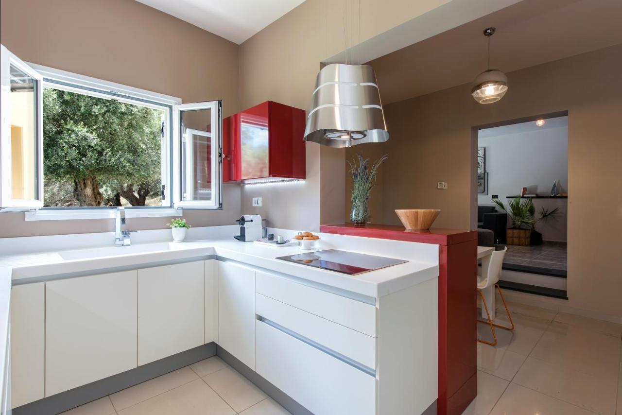 Terra Rossa By Konnect, Views To Ionian Sea Villa Spartylas Buitenkant foto